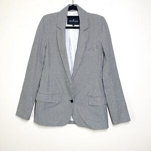 Designers Remix Charlotte Eskildsen Leroy Blazer 34 US 4 Black White Check Plaid